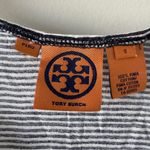 Tory Burch 100% Pima Cotton Black & White Striped Women’s Tank Top casual stripe Photo 6