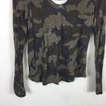 Generation Love  Blair Camouflage Linen Top Long Sleeve Medium Cut Out Photo 6