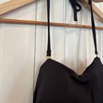 Leonisa‎ Black Macrame Detail Back One Piece Swimsuit Size XS Photo 2