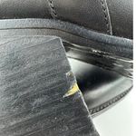 CELINE  Paris Women's Black Leather Block Heele Mid Calf Boots Size 37 US 6.5 Photo 8