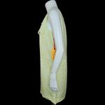 Ruby Rd . White Lime Green Sunburst Sleeveless Mini Dress Waist Tie Womens 6 NWT Photo 5