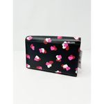 Kate Spade NWT Carson Flutter Hearts Printed Black Red Pink Chain Crossbody Bag Photo 5