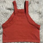 Free People  Movement Crop Halter Top Rust Orange Tank Top Sz XXS/S Photo 1
