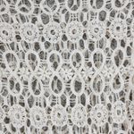 Bobeau  Womens Crochet Top S Cream Floral Open Knit Round‎ Neck Cropped Boho Photo 3