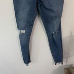 Isabel Maternity  Distressed Skinny Jeans Women's Size 8 Belly Band Raw Hem Photo 2