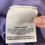 Nike  Pro athletic purple printed fitted v-neck performance long sleeve top sz S Photo 12