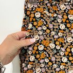 Scotch & Soda  Edie Tailored Wide Leg Drapey Floral Pants Trousers Orange Black Photo 4