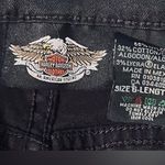 Harley Davidson HARLEY-DAVIDSON Black Bootcut Pants sz 6 Photo 5