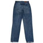 Madewell  The Mom Jean Medium Wash Raw Hem Comfort Capsule Quality T25 Photo 5