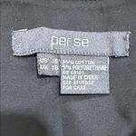 Per Se Dress Vintage Plus 16 XL Black Mini Zippered Pleated 90s Photo 3