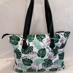 New Hello Kitty Sanrio Jungle Print Tote Green Photo 4