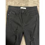 KanCan USA KanCan Womens‎ Dark Wash Distressed High Rise Skinny Size 26 Photo 2