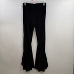 Free People Movement Low & Flow Flared Pants bell bottom women's M Black ribbed Size M Photo 5