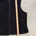 Eddie Bauer  Zip Up Mock Vest Polartec Black Zipped Pockets Sleeveless Size XL Photo 6