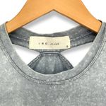 IRO  Jeans | Small | Gemma Ultra Soft Acid Wash Gray Short Sleeve Crew Neck Tee Photo 1