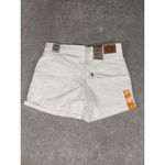 Levi's Womens Mid Rise Stretch Cuffed Mid Length Shorts Size 12 / W 31 NEW $49 Photo 1