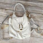 G.I.L.I. genuine leather ivory backpack handbag convertible NWOT Photo 0