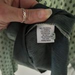 Princess Vera Wang XL Green Ombre Blouse Keyhole Puff Boho Romantic Baby Doll Photo 7