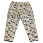 Disney Green Quilted BAMBI Thick Lined Jogger Pants ~ Women's Size LARGE Photo 3