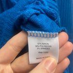 Wrangler  Knit Thermal Top W/ Floral Embroidery & Ruffle Hem Size Large Photo 3