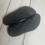 Lands' End  Womens 8 B Ballet Flat Shoe Round Toe Elastic Trim Slip On Plaid EUC Photo 8