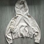 ZARA  Cream Cropped Sweatshirt Photo 1