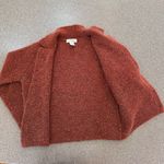 Vintage Deane & White Cardigan Sweater Burnt Orange Wool Blend Button Front Size L Photo 3