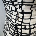 Byer California  black and white abstract print sheath dress size 3 Photo 2