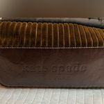 Kate Spade  Quilting Stevie Bag Women Black Brown Nylon Corduroy Leather Photo 5