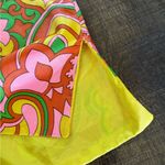 Vintage 70's Paisley Floral Flower Power Tank Top Size Medium Pink Photo 4