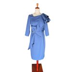 Missacc Sheath Scoop Neck 3/4 Sleeves Knee Photo 8