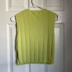 House of Harlow 1960 lime green yellow cropped ribbed tank top size M womens Size M Photo 7