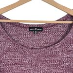 Almost Famous  Sweater Womens 3X Purple Knot Front Scoop Neck Relaxed Casual Boho Photo 1
