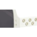 Alaïa 56mm Square Sunglasses white grey Photo 2