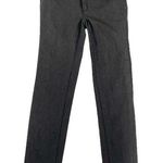 Etcetera Marilyn Solid Gray Mid Rise Skinny Pants Chino Size 4 Stretchy Pockets Photo 0