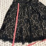 Robert Rodriguez  Black Lace Strapless Fit Flare Mini Cocktail Dress Size 8 Photo 9