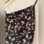 Urban Outfitters  Ditsy Black Floral Cropped Cami Top Photo 1