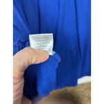 Heartstring Womens XL Blue Sleeveless Cowl Neck High Low Midi Dress Flowy Comfy Photo 5