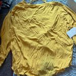 Free People NWT shimmy shake untamed gold top size small Photo 5