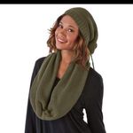 Sociology Brown Drawstring Hat &Infinity Scarf Set Photo 4