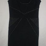 Rock & Republic XS Sleeveless Bodycon Studded Mini Dress Black Photo 0