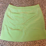 Equipment  Femme Green Silk Mini Skirt‎ - Sample - Size 4 - Cute Summer Photo 0