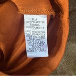 She & Sky  One-Shoulder Dress in Warm Orange Rust Photo 6