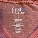 Croft & Barrow coral short sleeve business casual shirt S Photo 3