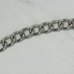 Butterfly Charm Silver Tone Metal Chain Link Belt One Size (OS) ✨ Photo 7