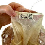 Free People NEW  Intimately Silverlake Picnic Cami Sheer Smocked Puff Sleeve Top Photo 5