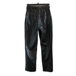 Abercrombie & Fitch  Vegan Leather Crossover 90s Straight Ultra High Rise Pants Photo 6