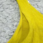 Aerie Offline Recharge Summer Lights Terry Sports Bra Size Large Yellow Unlined Photo 4