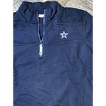 Vineyard Vines  Dallas Cowboys 1/4 Zip Pullover Sweatshirt Navy Womens XL NFL Photo 2