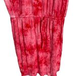 Calvin Klein  Red Tie Dye T Shirt Dress 2 Photo 3